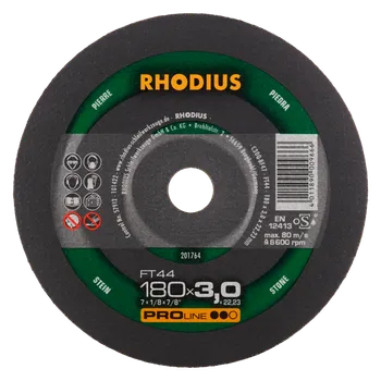 Řezný kotouč RHODIUS Ruční řezný kotouč FT44 180 x 3,0 x 22,23 PROline
