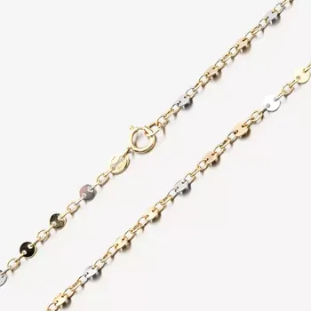 Náramek Dámský náramek zlato mix 585 44-1033 délka 17 cm