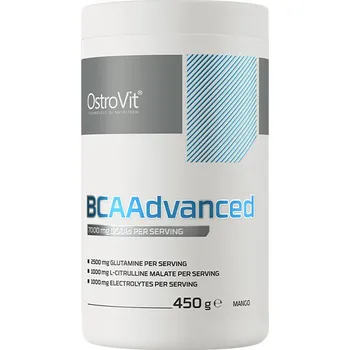 Aminokyselina OstroVit BCAADVANCED - BCAADVANCED (450 g, Mango)