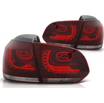 Zadní světlomet Zadní světla VW Golf VI 08- - bílé/červené LED (LDVW70)