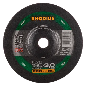 Řezný kotouč RHODIUS Ruční řezný kotouč FTK44 180 x 3,0 x 22,23 PROline