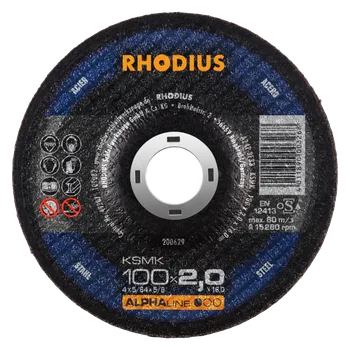 Řezný kotouč RHODIUS Ruční řezný kotouč KSMK 100 x 2,0 x 16,00 ALPHAline