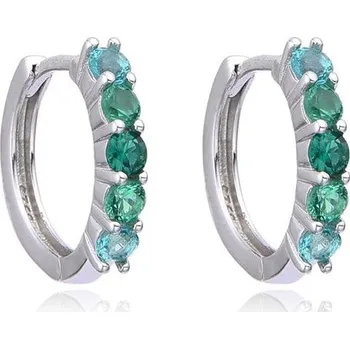 Náušnice Kruhové náušnice SILVERINO se zirkony 3568