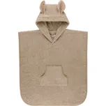 Bibs Kangaroo froté pončo z BIO bavlny Vanilla