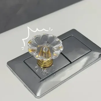 Splachovací tlačítko Tlačítko WC pro dlouhé nehty | splachovadlo na WC - diamant