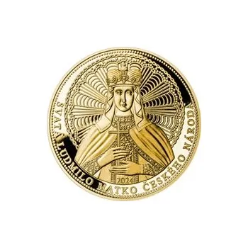 2024 - Proof - Sv. Ludmila - 5 dukát Au