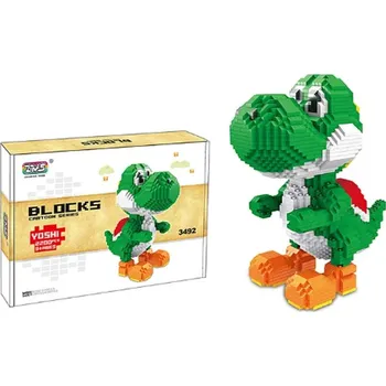 ostatní stavebnice Mikro stavebnice - postavičky "Dinosaurus" Varianta: 3492 - zelený dinosaurus