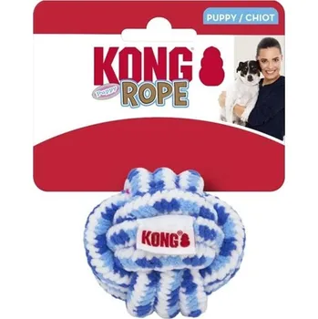 Hračka pro psa Hračka KONG Puppy Rope míč pro štěňata (S) 6,4cm (MIX BAREV)