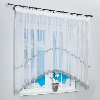 Záclona Taormina Duo Hotová voálová záclona s páskem se zirkony (Z)