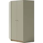 Meblar Šatní skříň rohová Alessio 2 - eukalyptová