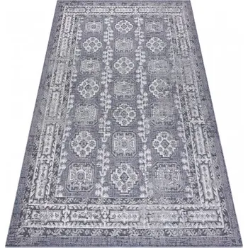 Koberec Balta Kusový koberec Sisalový SION 2832 Klasický modrý / růžový / ecru Rozměr: 80x150 cm