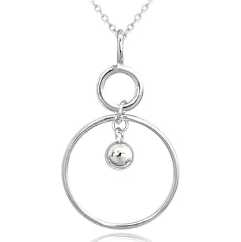 Náhrdelník Stříbrný náhrdelník s kuličkou 42-45 cm JMAS0199SN45