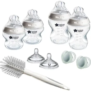 Kojenecká láhev Tommee Tippee Natural Start Anti-Colic Samosterilizační lahvičky 0m+ novorozenecký starter kit bílý