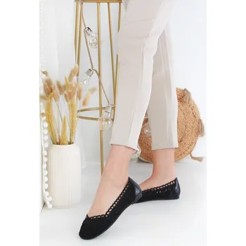 Dámské baleríny Balada Letní černé baleríny BA97-1B Velikost: 37