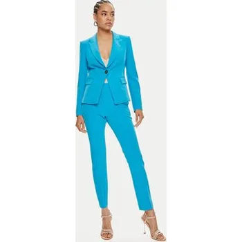 Dámské kalhoty Liu Jo Kalhoty z materiálu CA4201 T2200 Modrá Regular Fit 42