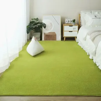 Koberec Velký měkký koberec do obýváku - Zelená,140 x 200 cm (47 x 78,7 palce)