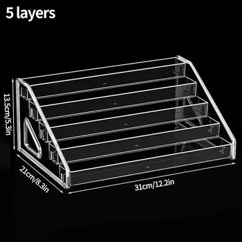 Stojan na víno Akrylový stojan na kosmetiku a laky | organizér - 5 vrstev-1ks-350850