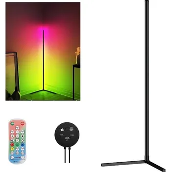 Dekorativní svítidlo RGB LED Rohová Lampa Smart WiFi App Osvětlení Pozadí Světelná Tyč Stick se Základnou na Foto Video Stream Atmosféra 1,6 m