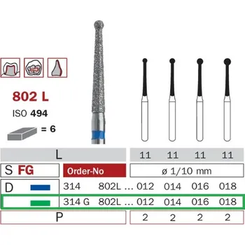 Zahradní dekorace Diaswiss 802 L zelená, 6ks/balení - 014 mm