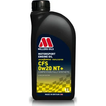Motorový olej Závodní plně syntetický motorový olej Millers Oils NANODRIVE - CFS 0W-20 NT+ 1l