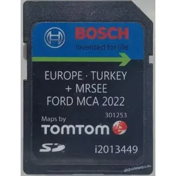 Mapový podklad pro GPS navigaci Aktualizace map pro MCA FORD SD Karta EUROPE 2022