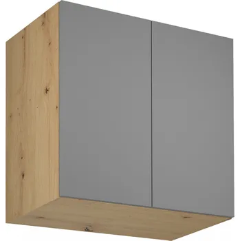 Nábytek PEGAS s.r.o. Kuchyňská horní skříňka Langen G80G, šedá/dub artisan