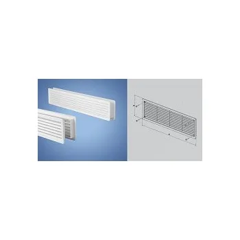 Větrací mřížka Satos Větrací mřížka 400+130D BÍLÁ 2ks