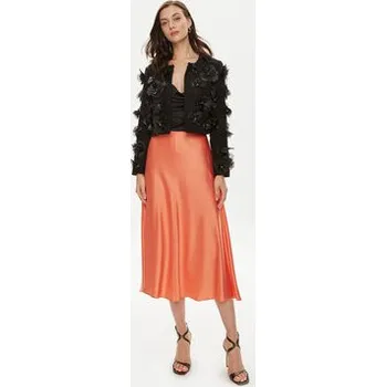 Dámská sukně Custommade Midi sukně Paja 999343903 Oranžová Regular Fit S