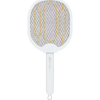Plácačka na mouchu GECKO Skládací elektrická plácačka na komáry LTD-658 - bílá