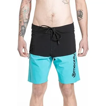 Pánské plavky Meatfly pánské plavky Mitch Boardshorts 21" Mint / Black | Modrá | Velikost M