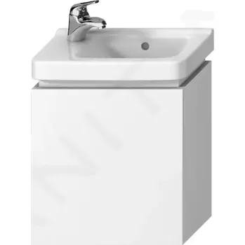 Koupelnový nábytek Jika Cubito Umyvadlová skříňka 44x48 cm, výklopná dvířka, bílá, H40J4201005001