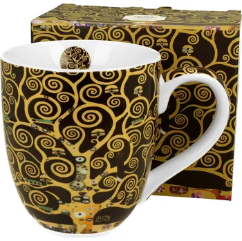 DUO Gifts DG - Porcelánový hrnek jumbo XXL TREE OF LIFE Gustav Klimt v dárkové krabičce - 1 litr