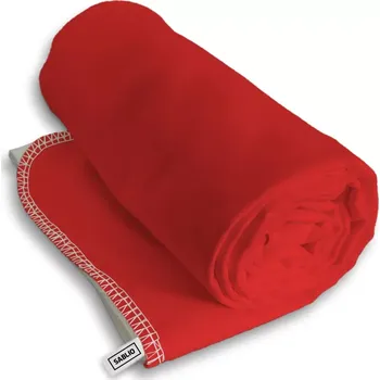 Ručník Rychloschnoucí ručník z mikrovlákna - 50x100 cm - Sablio - červená