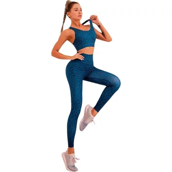 Pánské tričko Royal Wolf Sportovní set s tygřím vzorem Barva: Modrá, Velikost: XL