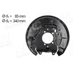 Ochranný plech proti rozstřikování, brzdový kotouč AIC 58274