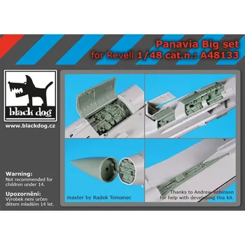 Plastikový model Blackdog 1/48 Panavia Tornado big set (REV)