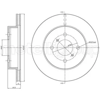 Brzdový kotouč Brzdový kotouč METELLI 23-0586