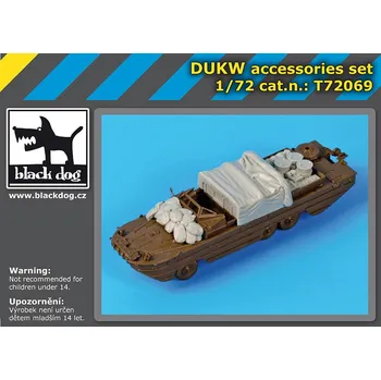 Plastikový model Blackdog 1/72 DUKW accessories set (ITAL)