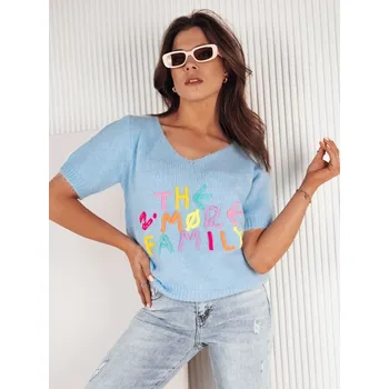 Dámský svetr Dámský svetr DSTREET FATEL SVĚTLE MODRÁ unisize