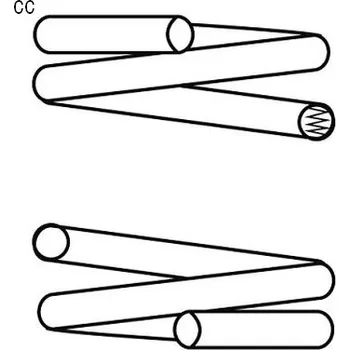 Pružina podvozku CS GERMANY 14.872.143