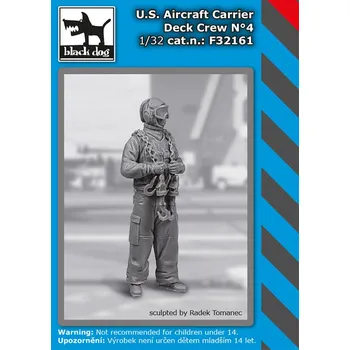 Plastikový model Blackdog 1/32 US aircraft carrier deck crew N°4