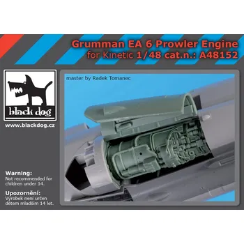 Plastikový model Blackdog 1/48 Grumman EA 6 Prowler engine (KIN)