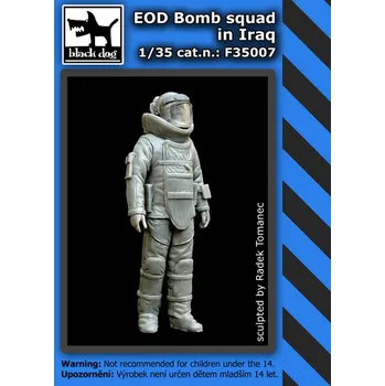 Plastikový model Blackdog 1/35 EOD Bomb Squad in Iraq (1 fig.)