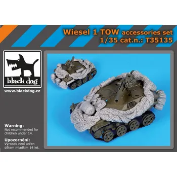 Plastikový model Blackdog 1/35 Wiesel 1 TOW accessories set (AFV)