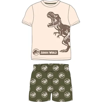 Chlapecké pyžamo Jurský svět - licence Chlapecké pyžamo - Jurský svět 5204110, oranžovo - béžová / khaki Barva: Béžová, Velikost: 158