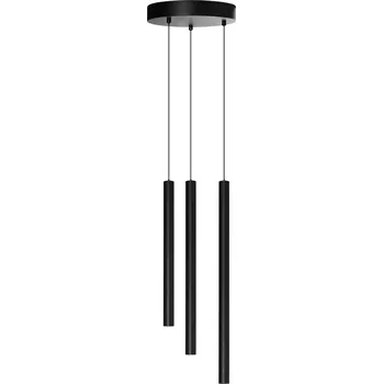 Moderní lustr Verno 3 4000K černá