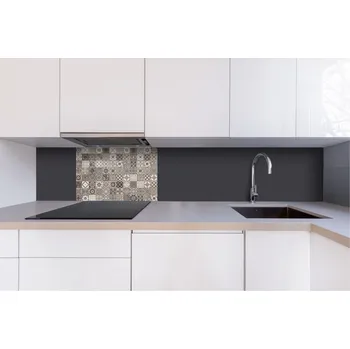 Obklad DIMEX | Dibond za kuchyňskou linku DBW-06040-242 | 60 x 40 cm | Vintage béžové kachličky + Dibond deska za kuchyňskou linku DIMEX v rozměru 60 x 40 cm, motiv Vintage béžové kachličky