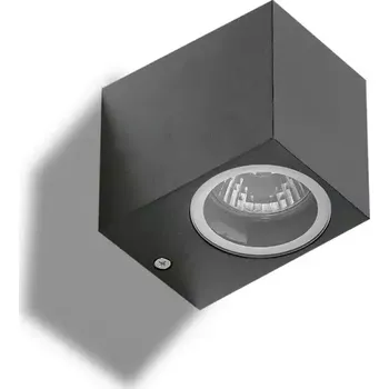 Venkovní osvětlení Venkovní nástěnné osvětlení Rimini 1 Square tmavě šedá