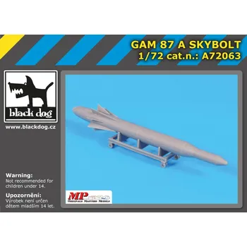 Plastikový model Blackdog 1/72 GAM 87A Skybolt