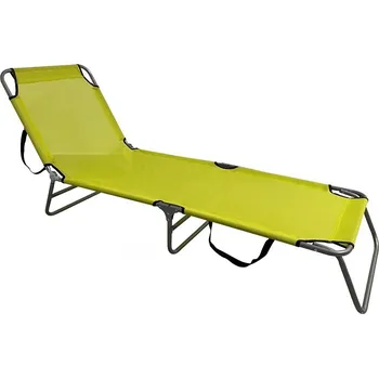 Zahradní lehátko Zahradní lehátko, zelená/šedá, KELEO